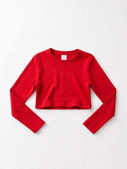 CROP TOP ROJO